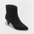 Women's Frances Ankle Boots - Universal Thread Black 6