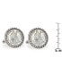 Seated Liberty Silver Dime Rope Bezel Coin Cuff Links