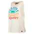 SUPERDRY Vintage Cali Stripe sleeveless T-shirt