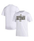 Фото #2 товара Men's White Mississippi State Bulldogs Military-Inspired Appreciation Pregame AEROREADY T-shirt