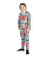 ფოტო #4 პროდუქტის Toddler and Little Boys SpongeBob Frenzy Slim Fit Suit Set