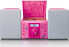 Фото #9 товара Музыкальный центр Lenco MC-013BU Детский компакт-система с радио, CD-плеером, LCD-дисплеем, AUX-входом, 2 x 2 Вт RMS, наклейками, синий