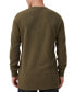 Фото #2 товара Men's Rib Long Sleeve T-shirt