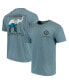 Фото #1 товара Men's Blue Alabama Crimson Tide State Scenery Comfort Colors T-shirt
