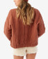 Juniors' Mabeline Cotton Quilted Zip Jacket