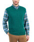 Men's Cable-Knit Cotton Sweater Vest, Created for Macy's