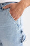 Baggy Fit Geniş Kalıp Normal Bel Geniş Paça Jean Pantolon A6529ax23sm