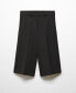 Фото #4 товара Women's Straight-Fit High-Waist Bermuda Shorts