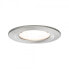 Фото #1 товара PAULMANN 934.39 - Recessed lighting spot - GU10 - 1 bulb(s) - LED - 2700 K - Metallic