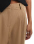 Vero Moda wide leg dad trousers in camel