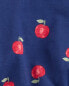 Фото #8 товара Toddler 2-Piece Apple Sweatshirt & Pant Set 2T
