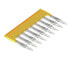 Фото #2 товара Weidmüller ZQV 2.5/9 - Cross-connector - 20 pc(s) - Wemid - Yellow - -60 - 130 °C - V0