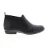 Фото #1 товара David Tate Naya Womens Black Wide Leather Slip On Ankle & Booties Boots 6