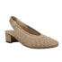 Фото #2 товара VANELi Abira Round Toe Slingback Pumps Womens Beige Dress Casual ABIRA-312090