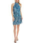 Ramy Brook Summer Mini Dress Women's Blue Xxs