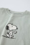 Фото #4 товара Лонгслив с принтом snoopy peanuts™ ZARA