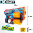 X-SHOT Skins Double Toy Gun With 12 Foam Darts