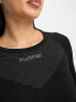 Фото #6 товара Hummel First seamless jersey long sleeve t-shirt in black