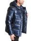 Фото #3 товара Men's Pearlized Performance Hooded Puffer Coat