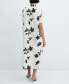 ფოტო #3 პროდუქტის Women's V-Neck Floral Dress