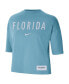 ფოტო #3 პროდუქტის Women's Blue Florida Gators Earth Tones Washed Boxy T-shirt