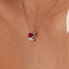 Фото #3 товара Fancy Passion Ruby FPR02 Sparkling Silver Pendant
