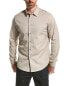 Фото #1 товара Frame Denim Stretch Poplin Shirt Men's Beige S