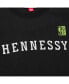 Фото #1 товара Mitchell Ness Men's Black NBA x Hennessy Hardwood Classics T-Shirt
