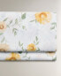 Sunflower print flat sheet