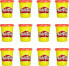 Hasbro Play-Doh Tuby uzupełniające 12-pak Czerwony (E4826)