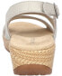 Фото #3 товара Women's Gannett Buckle Slingback Wedge Sandals