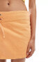 Фото #5 товара Mango wrap front mini skirt in orange