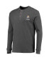Men's Heathered Gray Pittsburgh Steelers Logo Maverick Thermal Henley Long Sleeve T-shirt