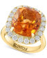 ფოტო #1 პროდუქტის EFFY® Citrine (8-3/4 ct. t.w.) & Diamond (1 ct. t.w.) Ring in 14k Yellow Gold