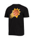 Фото #2 товара Men's Black Phoenix Suns Mesh Capsule Taping T-shirt