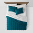 Фото #2 товара Tufted Diamond Crinkle Duvet Cover & Sham Set - Threshold