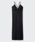 Women's Ruched Midi Dress Черный, 0 - фото #2