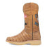 Фото #3 товара Dingo Patriot Embroidered Patriotic Croc Round Toe Cowboy Mens Brown Casual Boo