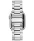 Фото #3 товара Men's Silver-Tone Stainless Steel Link Band Compatible with 42mm, 44mm, 45mm, Ultra, Ultra2 Apple Watch