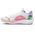 Фото #3 товара Puma F1 Velocity Nitro 3 Miami Gradient Graphic Lace Up Womens White Sneakers C