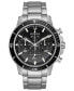 Men's Chronograph Marine Star Stainless Steel Bracelet Watch 45mm