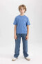 Erkek Çocuk T-shirt B6165a8/be284 D.blue