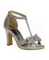 Фото #1 товара Туфли Badgley Mischka Glam T-Strap Sandals