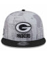 ფოტო #4 პროდუქტის Men's Gray, Black Green Bay Packers 2023 Inspire Change 9FIFTY Snapback Hat