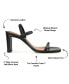 ფოტო #6 პროდუქტის Women's Lenonn Block Heel Dress Sandals