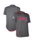 ფოტო #1 პროდუქტის Youth Charcoal Atlanta Braves Team V-Neck Jersey