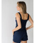 ფოტო #3 პროდუქტის Plus Size Viscose from Bamboo Ultra-Soft Square Neck Tank