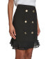 ფოტო #3 პროდუქტის PARIS Women's Button-Trim Ruffled-Hem Skirt
