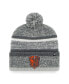 Men's Charcoal Cleveland Browns Northward Cuffed Knit Hat with Pom