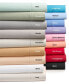 Фото #3 товара Solid 550 Thread Count 100% Cotton 4-Pc. Sheet Set, King, Created for Macy's